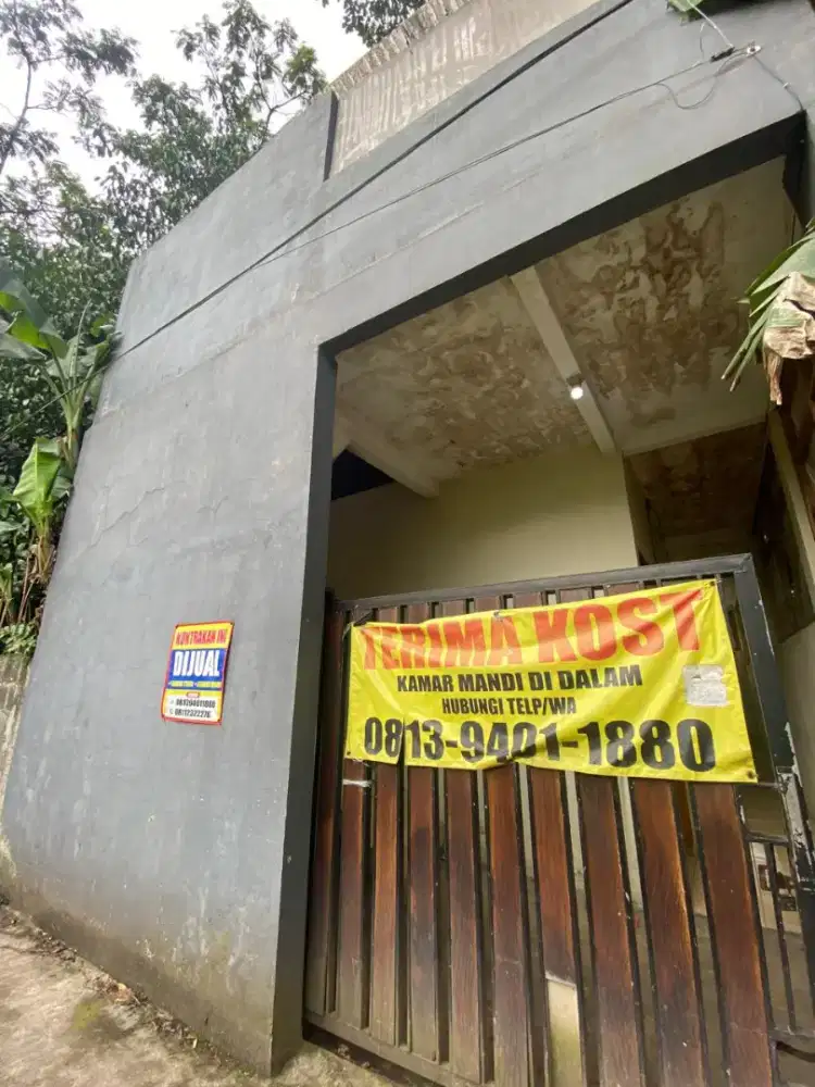 Di Jual Rumah (Kontrakan 3 Km 3 Kt) sedang isi