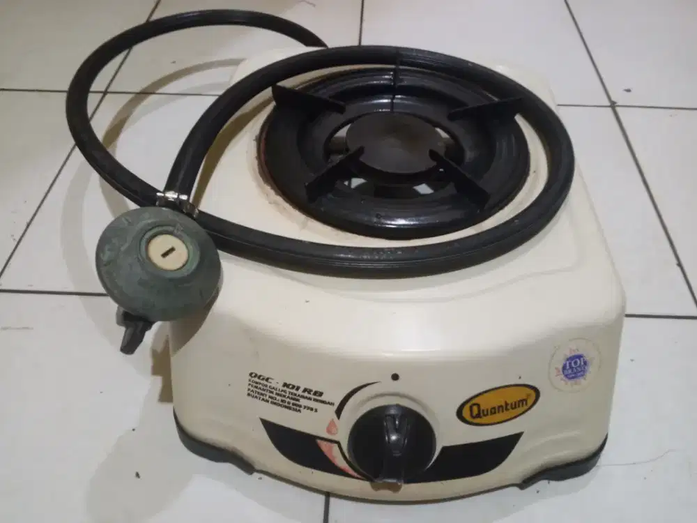 Kompor gas Quantum 1 tungku + Selang regulator