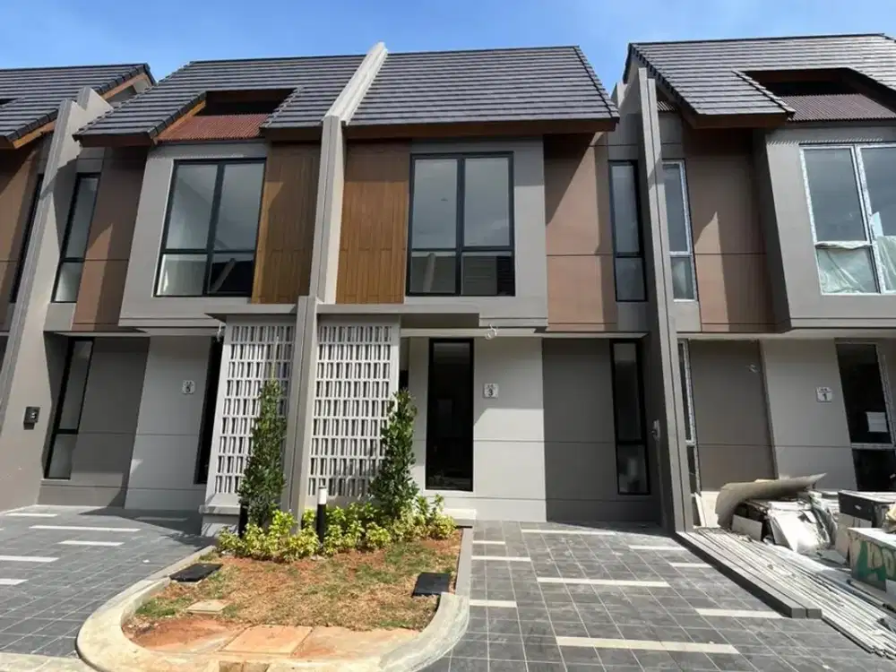Dijual Rumah Cantik Lingkungan Nyaman di Cluster Viola SCG, Bekasi