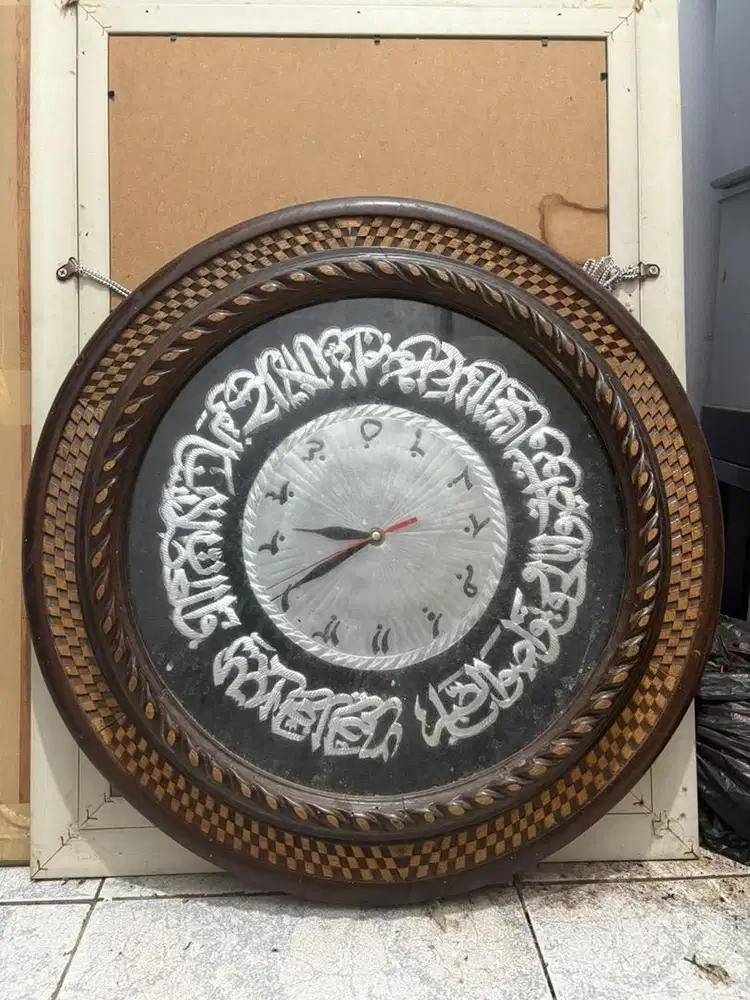 DIJUAL CEPAT!! JAM DINDING KALIGRAFI