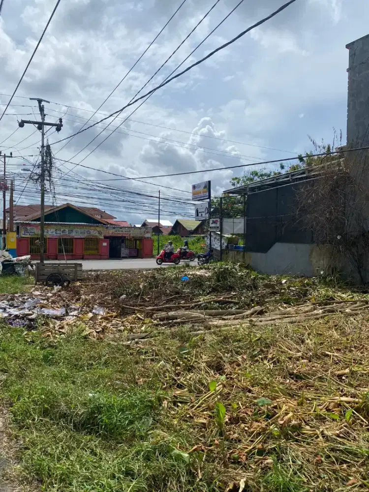 Jual tanah lokasi strategis di jalan Sultan Adam SHM