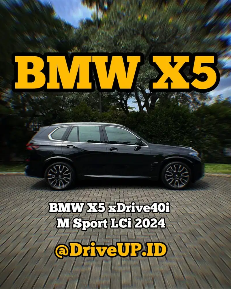BMW X5 xDrive40i M Sport LCi 2024 — Black on Cognac