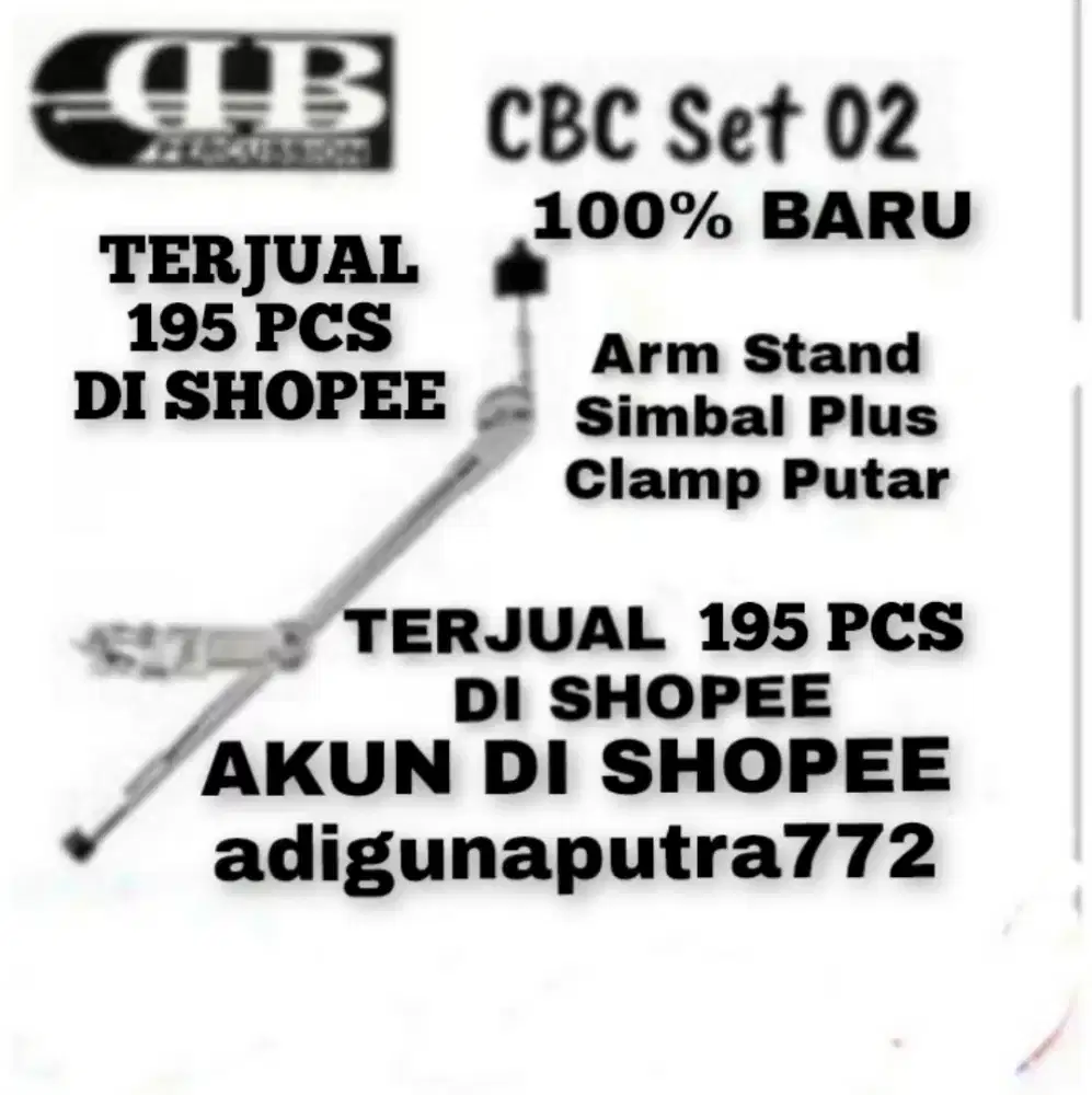 TERMURAH DI SHOPEE TERJUAL 195pcs DB CBCset02 ARM STAND + CLAMP