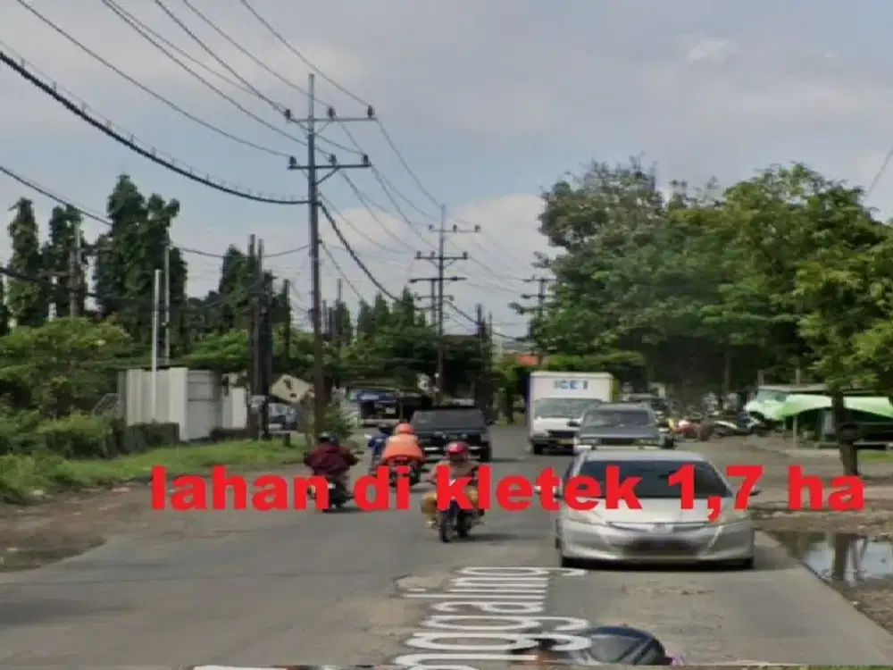 dijual lahan di kletek taman sepanjang  dekat lanan pabrik ajinomoto/ agrobisnis