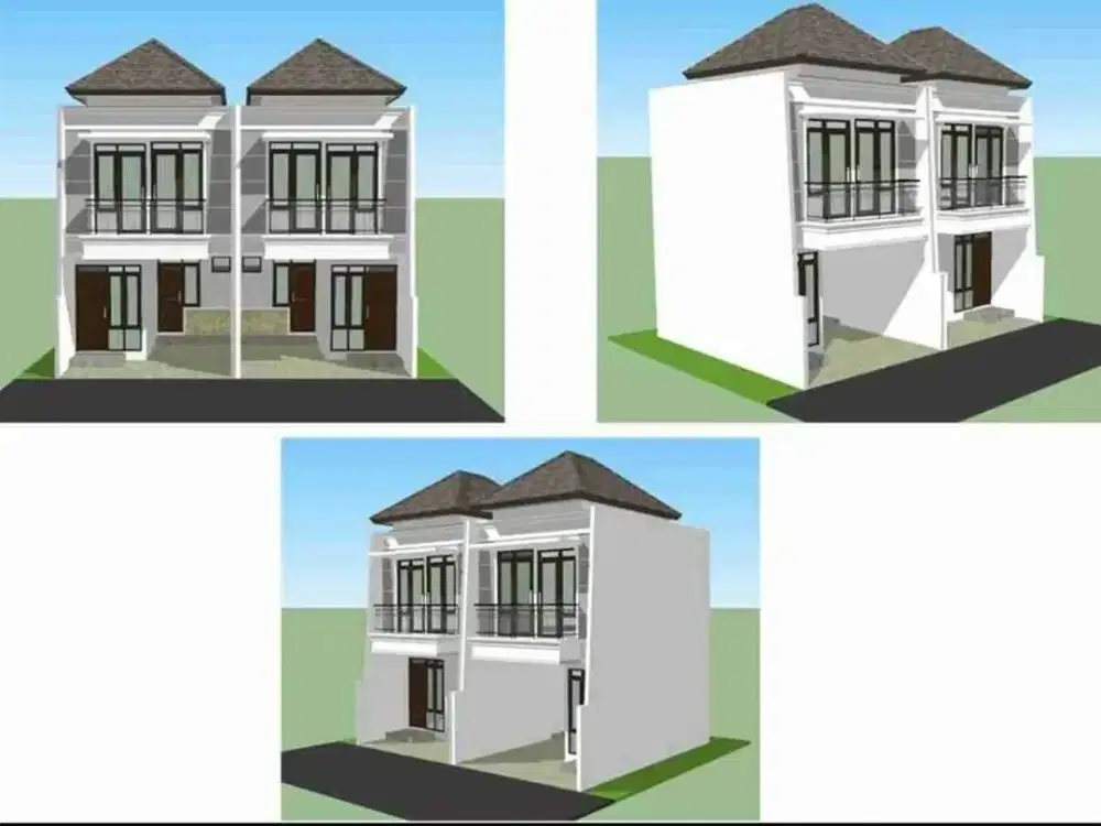 Rumah 2 lantai hrg 400 jutaan