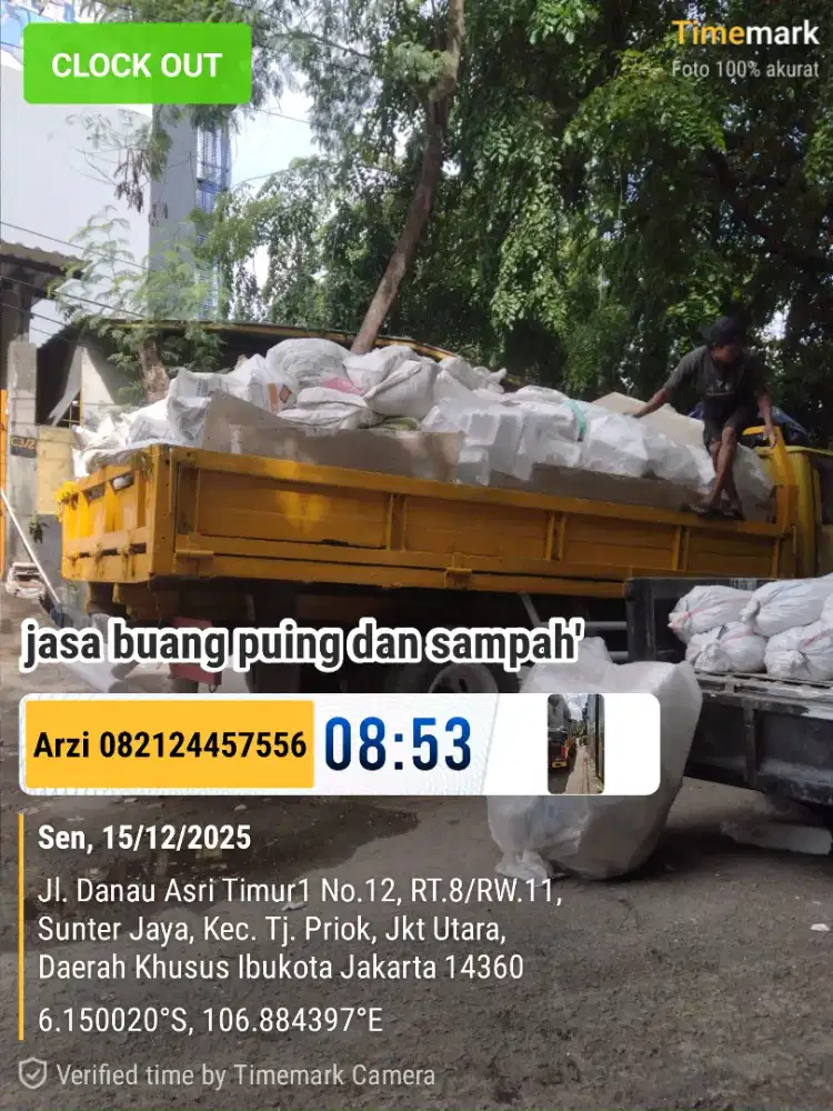 Jasa buang sampah dan puing melayani pindahan dll