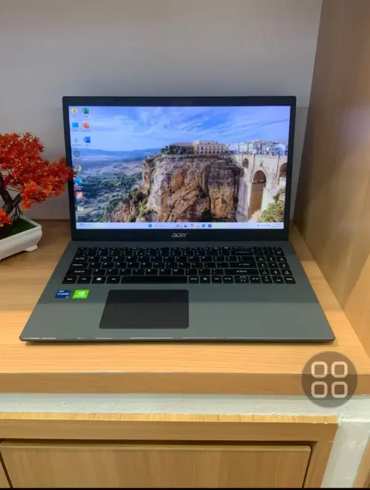 Acer gaming a515 i5 gen 11 8gb 512gb vga intel iris + nvidia mx350