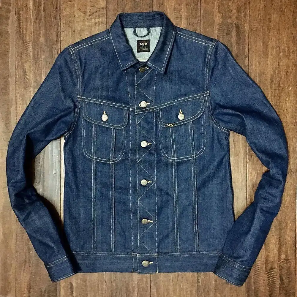 Selvedge Lee 101 Rider Jacket in a Slim Fit | Dry Denim Jaket