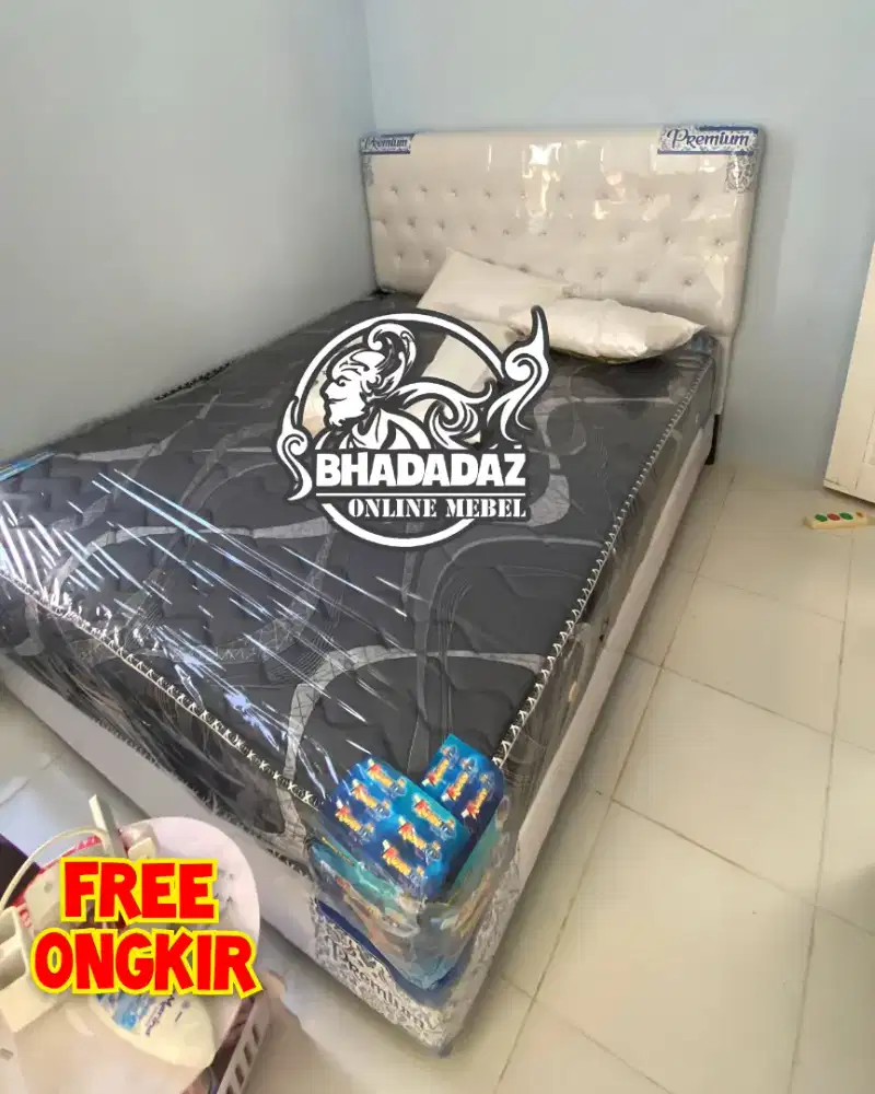 1 Set Ranjang Kwantop Lis 2 Uk 160x200