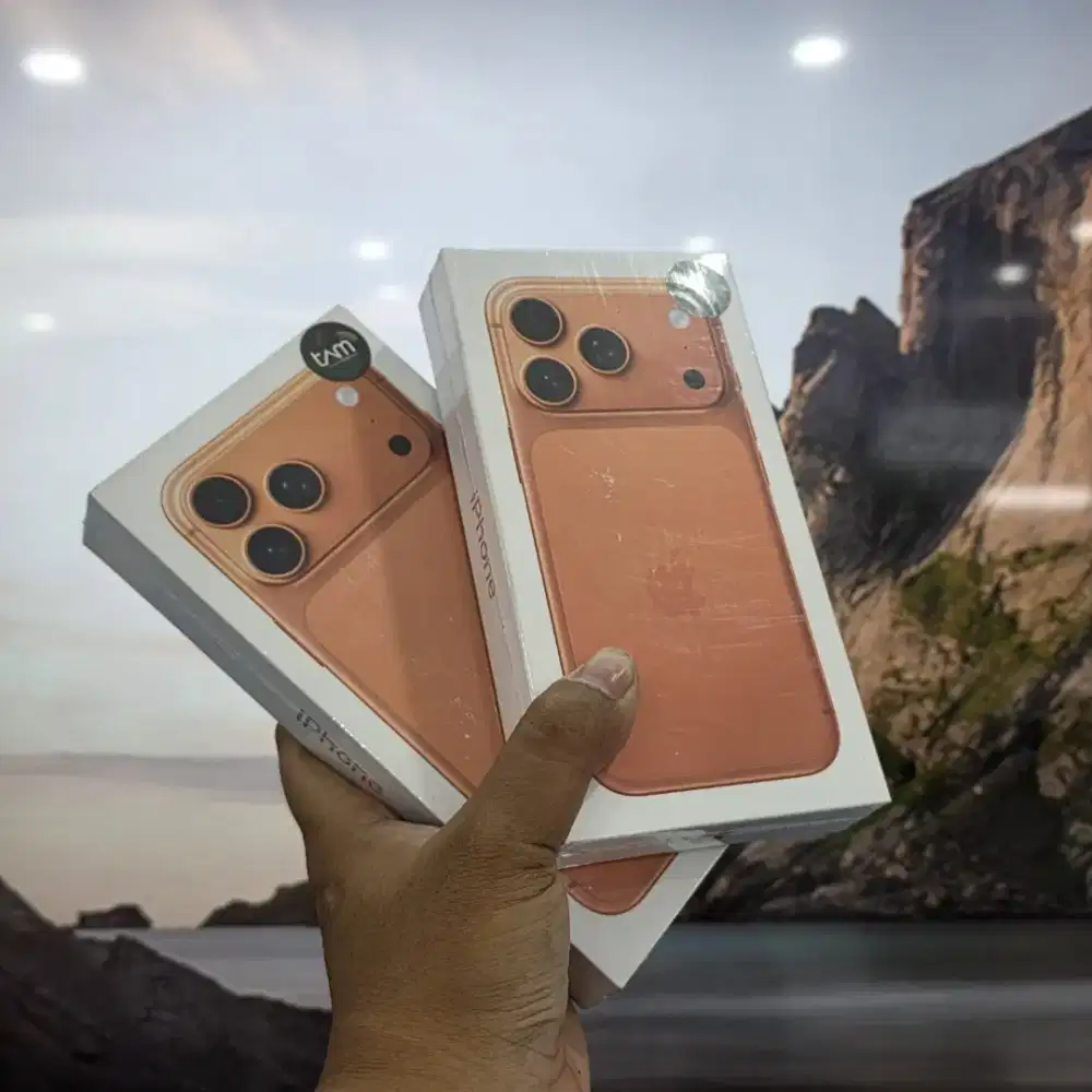 iPhone 17 pro max kondisi segel bergaransi resmi iBox