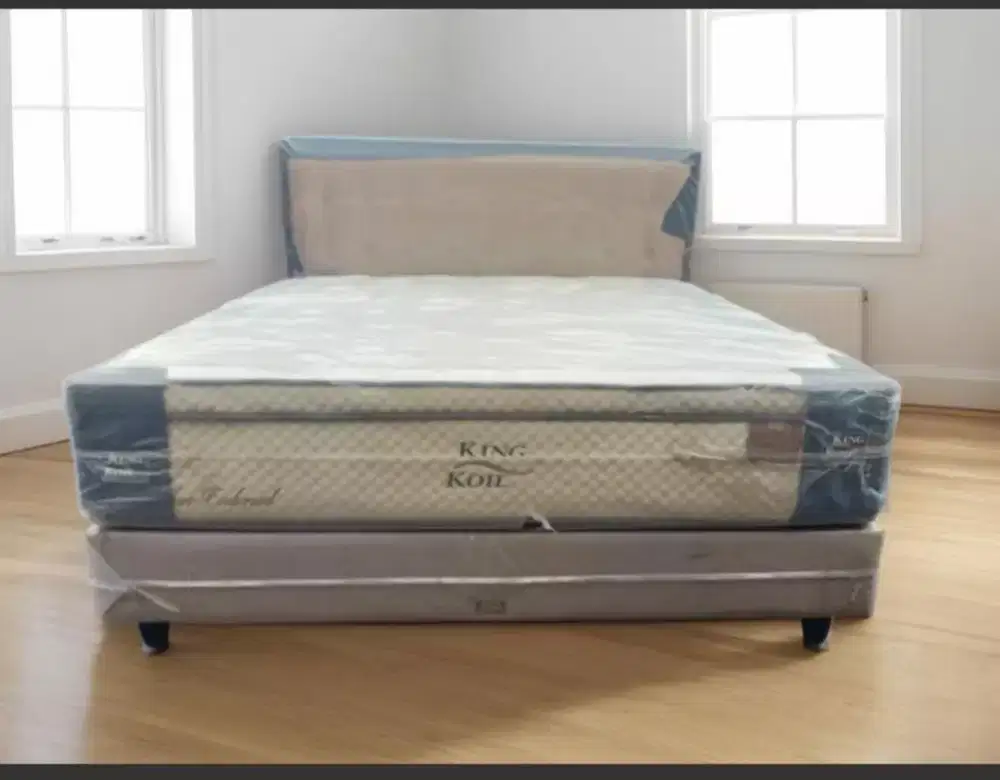 Springbed Kingkoil Chiro Endorse set dipan sandaran King Koil uk 180