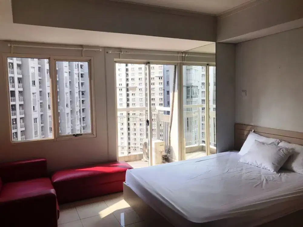 Dijual Cepat Apartemen Royal Mediterania Garden - Studio Furnish Luas 26,8m2 (Cocok untuk investasi)