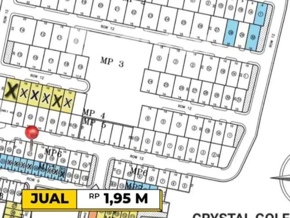 Dijual Tanah Di Crystal Golf Citraland
