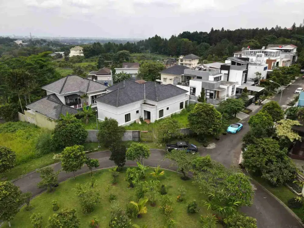 Rumah Dijual Hitung Harga Tanah Free Desain Ada IMB/PBG Lokasi Cluster Sentul City, Bogor