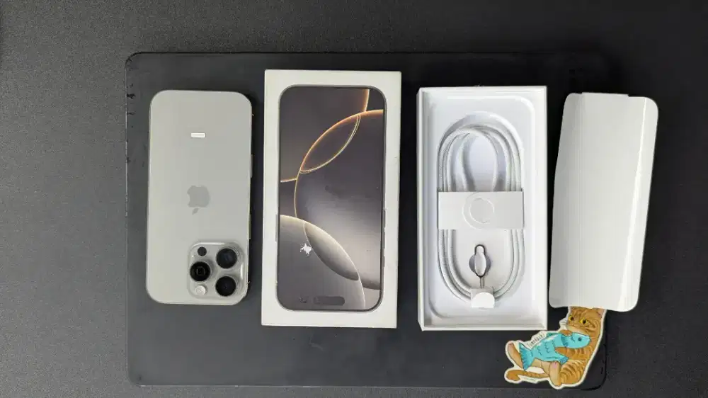 iPhone 16 Pro 128gb BH100% CC Siklus 2 Garansi on Agustus 2026