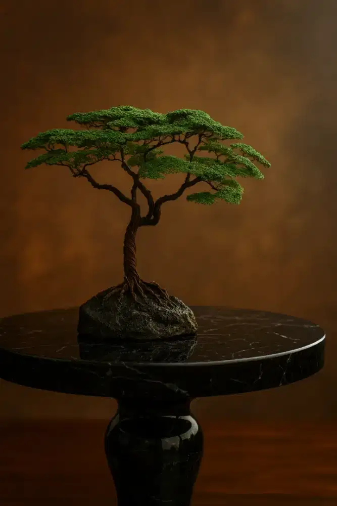 Bonsai kawat hiasan ruangan