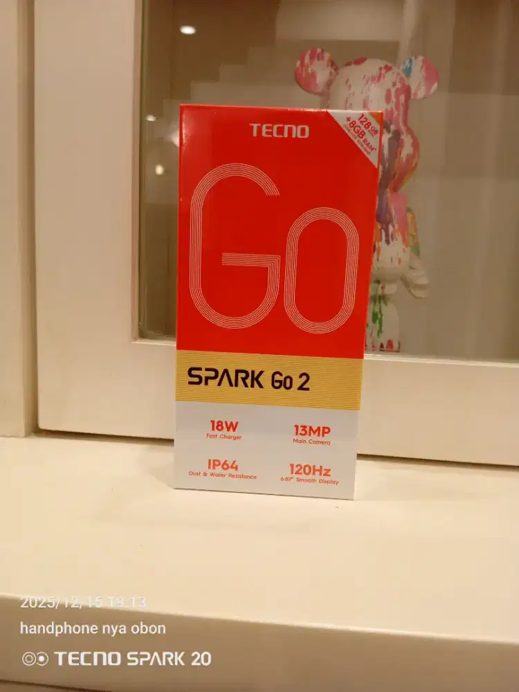 Tecno spark go 2 baru 4/128