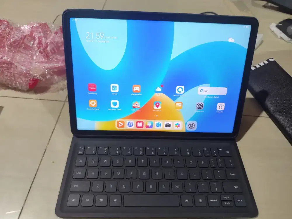 tablet Huawei matepad 11.5 ram 8/128 batangan + keyboard