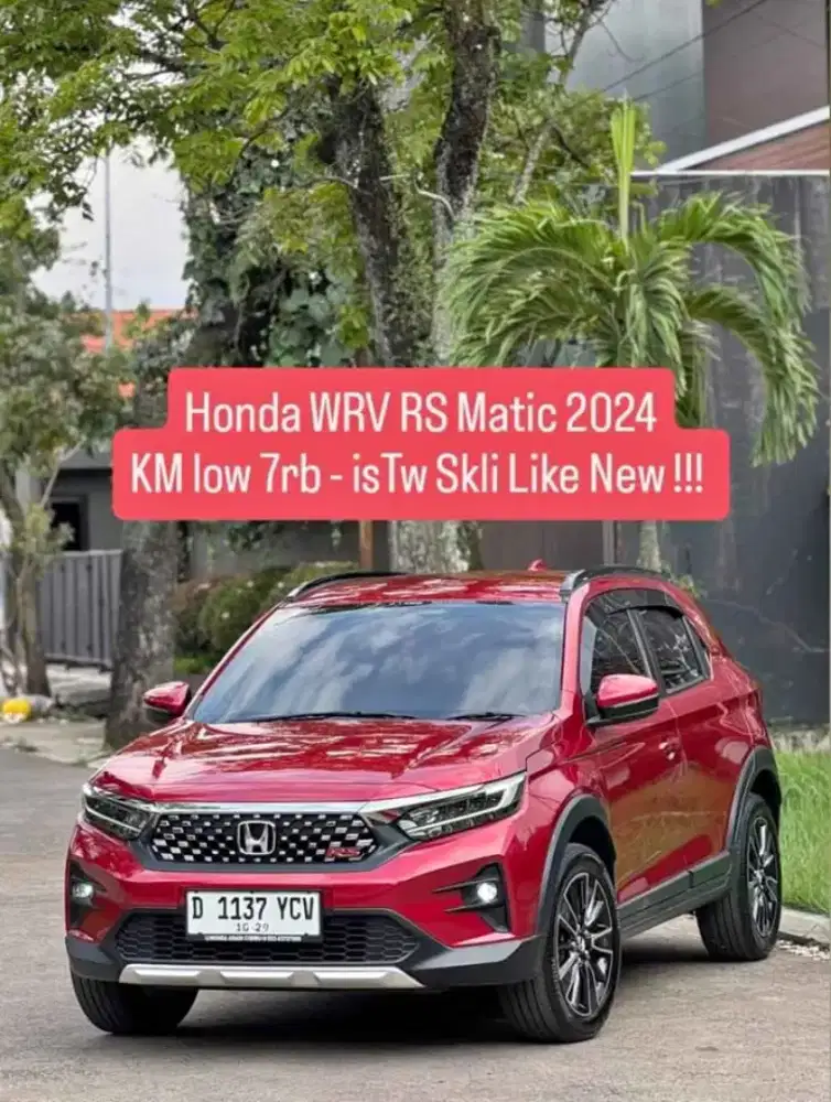 Honda WRV 1.5 RS 2024 IsTw Like New !!!
- KM Low 7rb