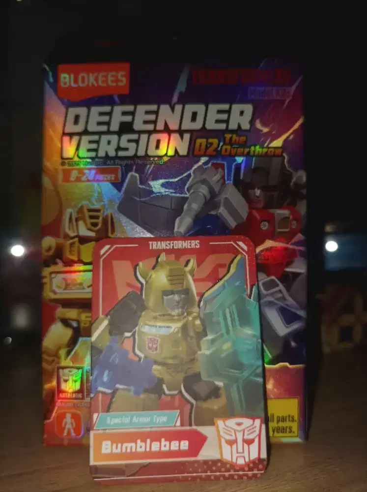 blokees transformer volume 2, super secret bumblebee special armor