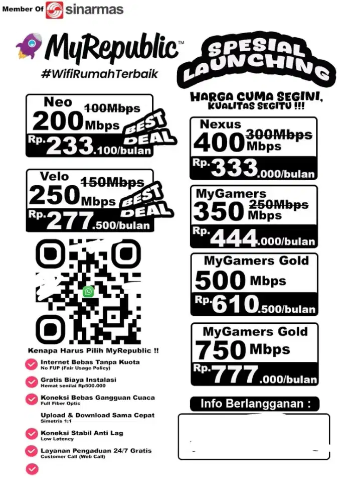 PROMO DESEMBER 200MBPS GRATIS INSTALASI