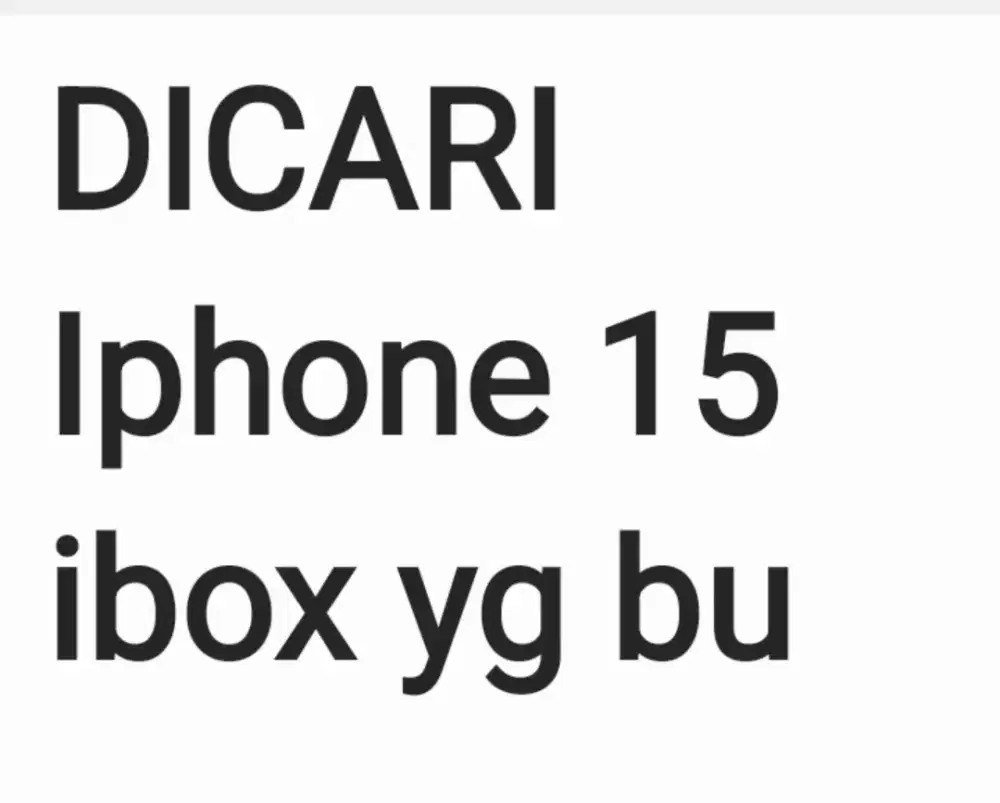 Cari iphone 15 ibox
