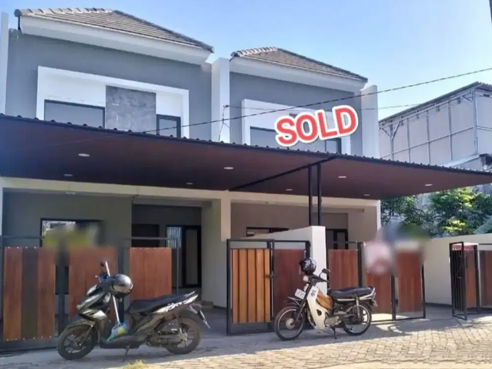 Dijual Rumah Baru Mezzanine Di Tambak Medokan Ayu Dekat UPN Rungkut Surabaya