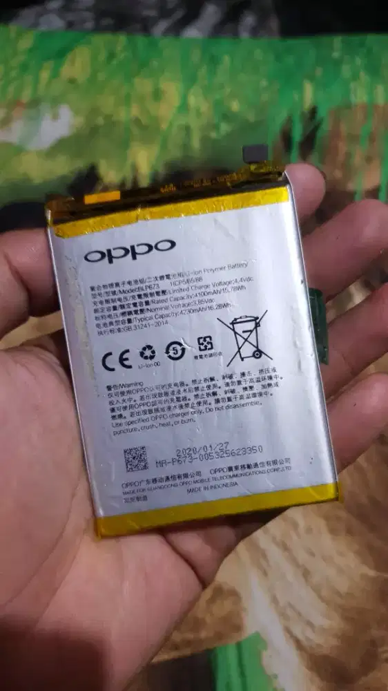 Jual Baterai copotan oppo a5s