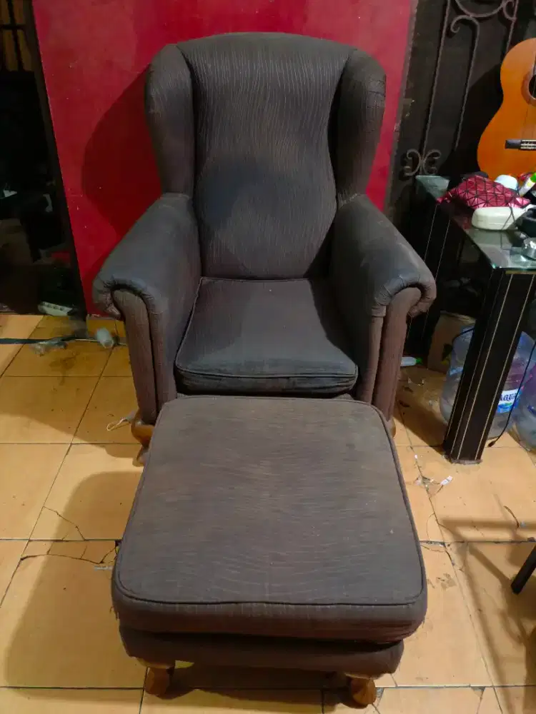 Sofa single seat + foot rest