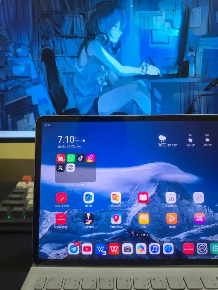 MATEPAD 11.5S 11.5 S 256GB 256 GB PAPERMATTE VIOLET RAWATAN