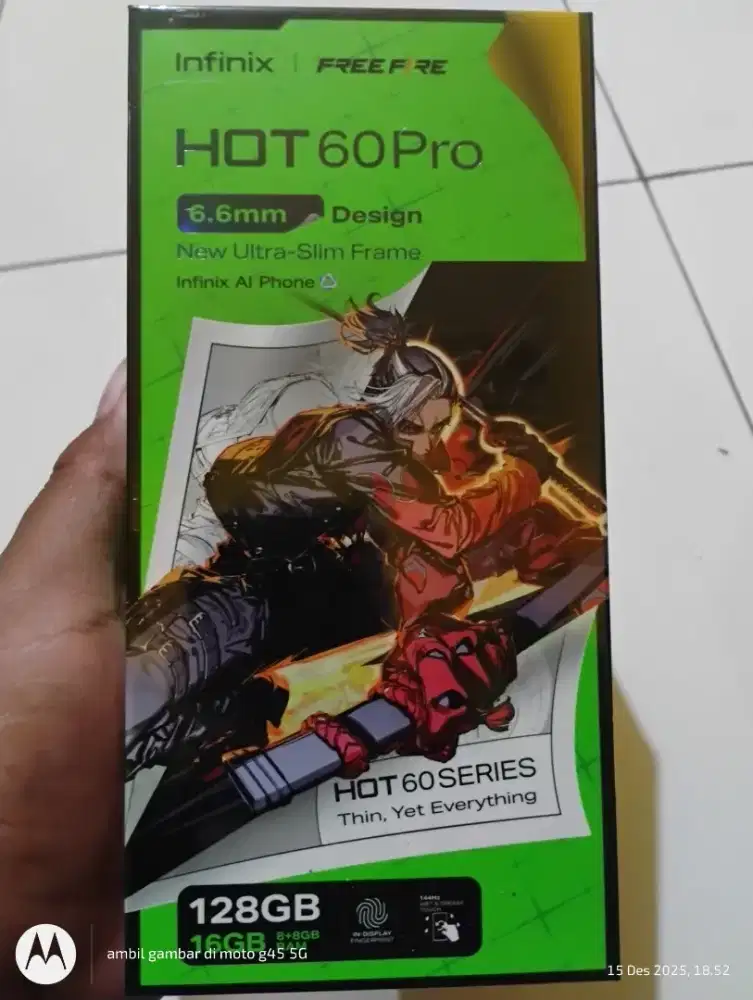 Infinix hot 60 pro 8/128 baru segel resmi