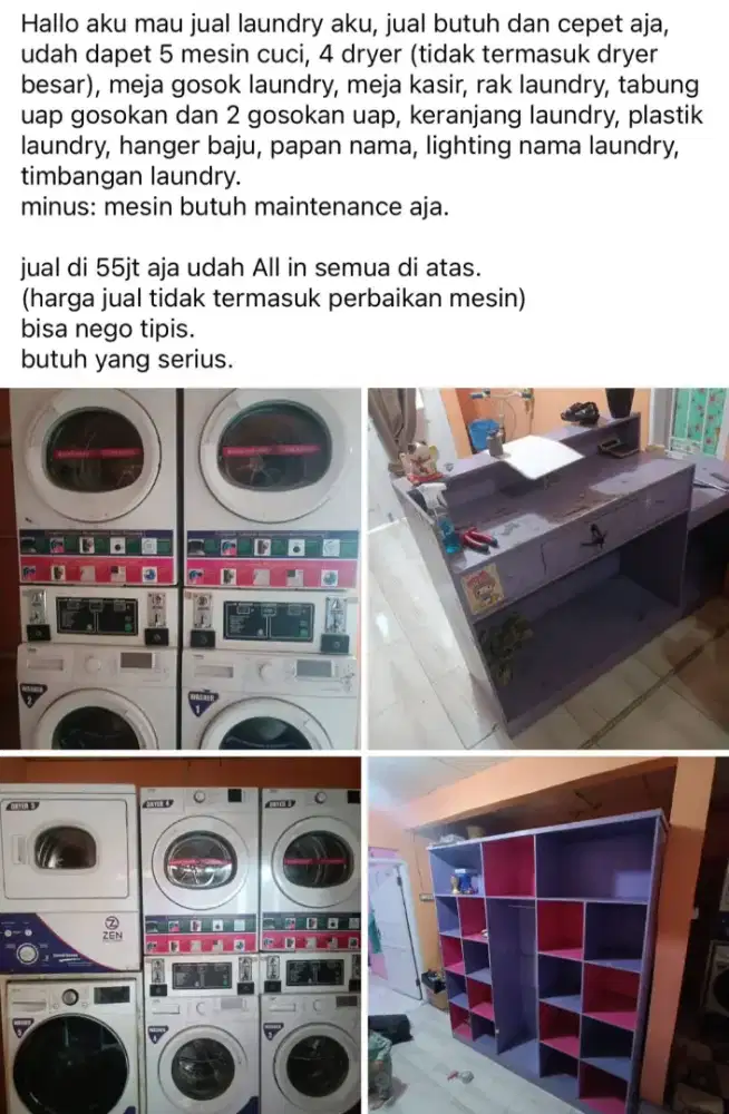 Mesin cuci laundry