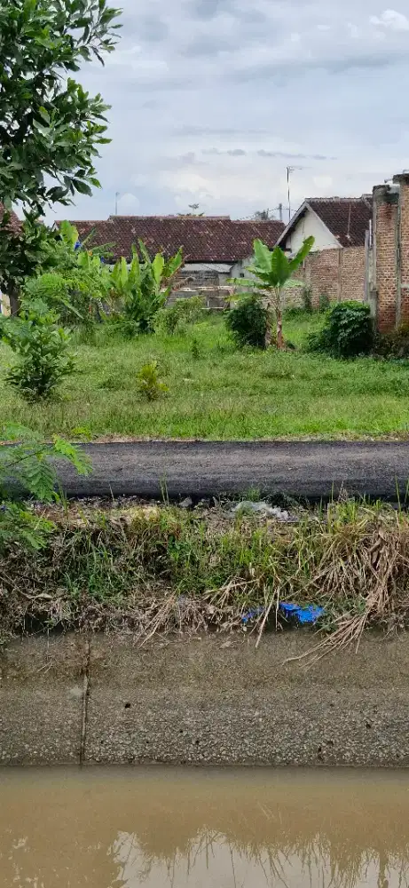 Dijual pekarangan siap bangun, jalan aspal sebelah komplek