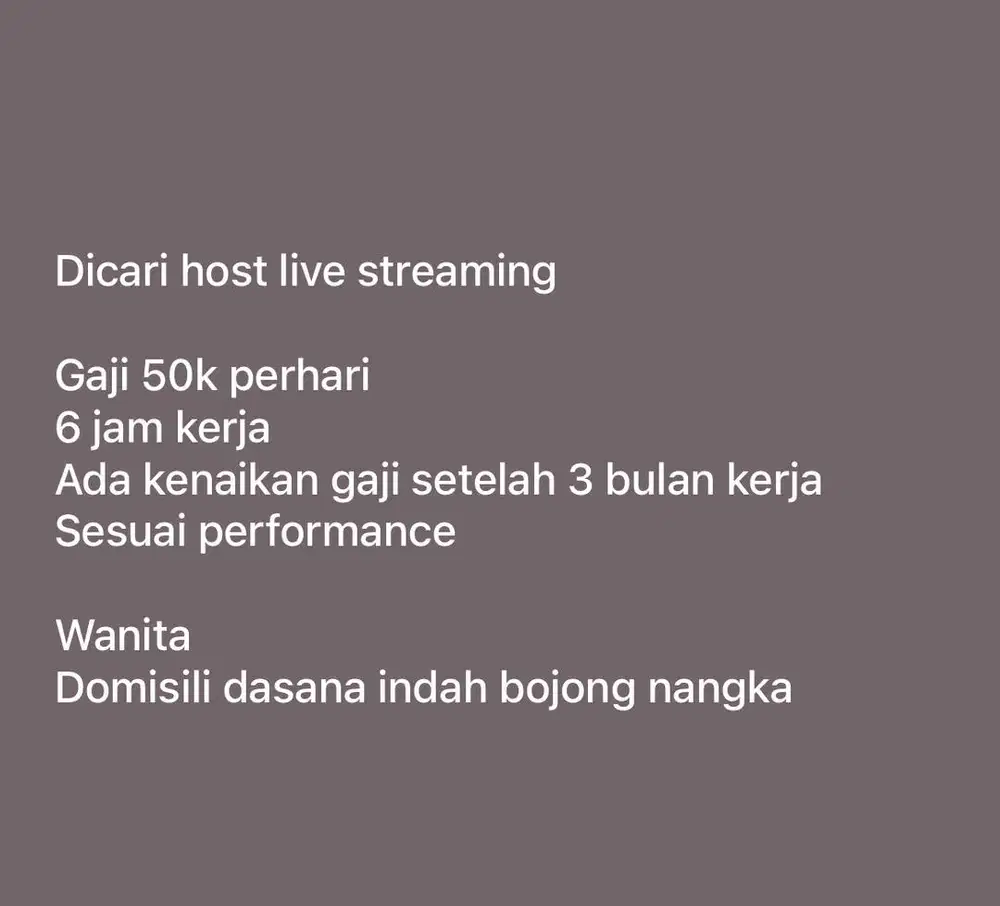 Host live streaming