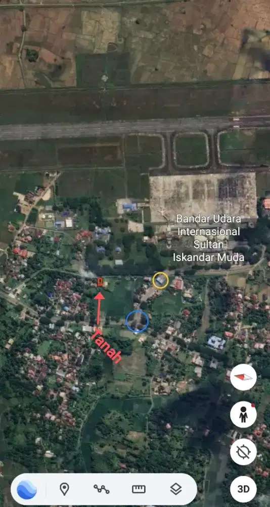 Jual Tanah seluas 518 meter