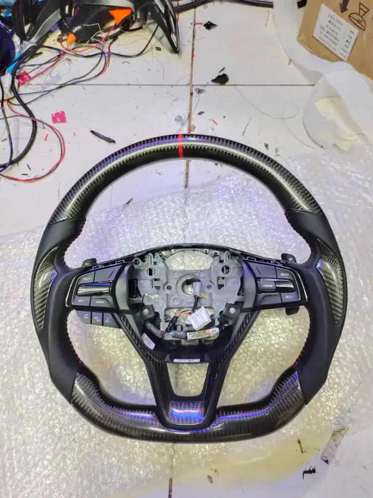 Lingkar Stir Set Console & Panel V Custom Carbon Honda City Hatchback