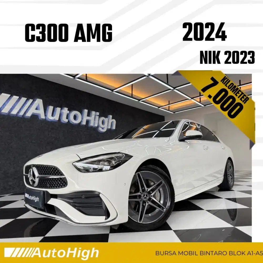 DP10% [Km7.000] C300 AMG 2023 White Reg 2022 #AUTOHIGH