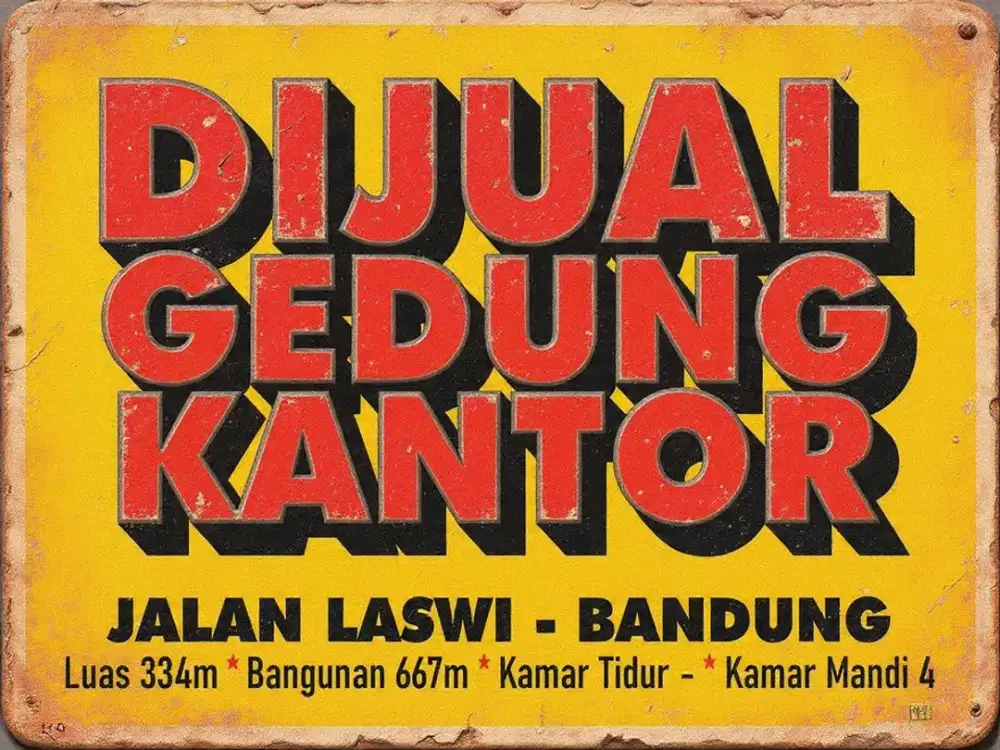 JUAL GEDUNG MURAH AREA, LASWI, BATUNUNGGAL, GATOT SUBROTO, AHMAD YANI,