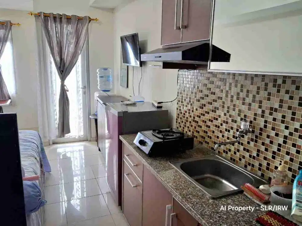 Apartemen Greenlake Sunter, Tower 1, Studio 21m2, Furnish, 25jt/tahun