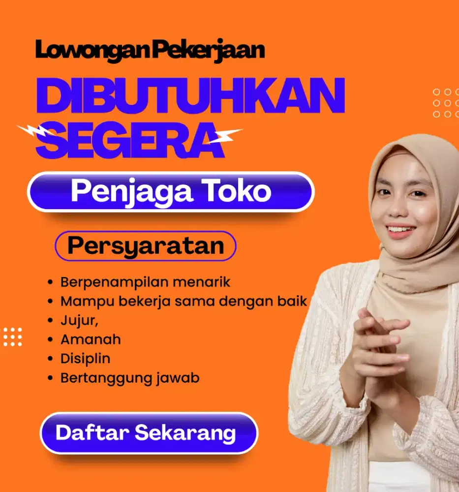 Lowongan Kerja / Loker Dibutuhkan Customer Service Segera