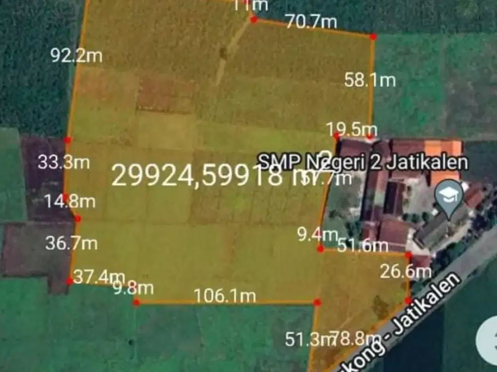 Dijual Lahan Zona Industri Lokasi Nganjuk Luas 3 Hektar