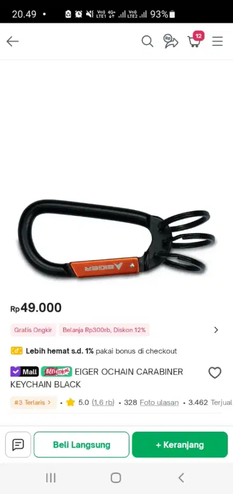 Carabiner eiger original