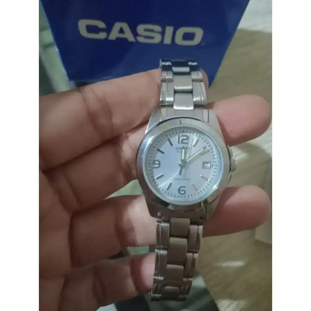 jam wanita casio rantai