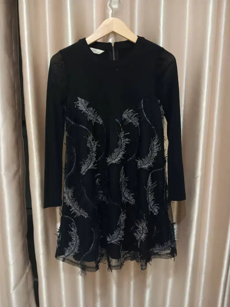 Preloved Dress Bulu Burung