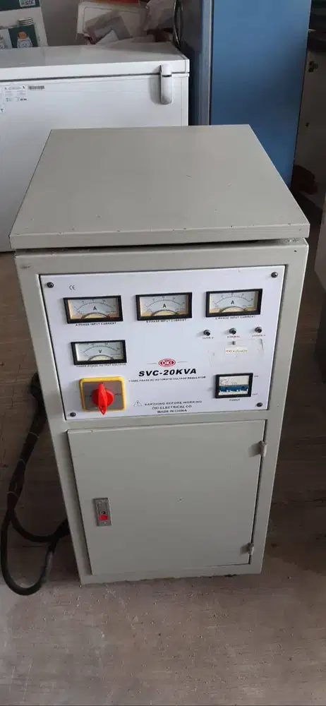 ️ JUAL CEPAT! Stabilizer 3 Phase OKI SVC-20KVA (AVR)
