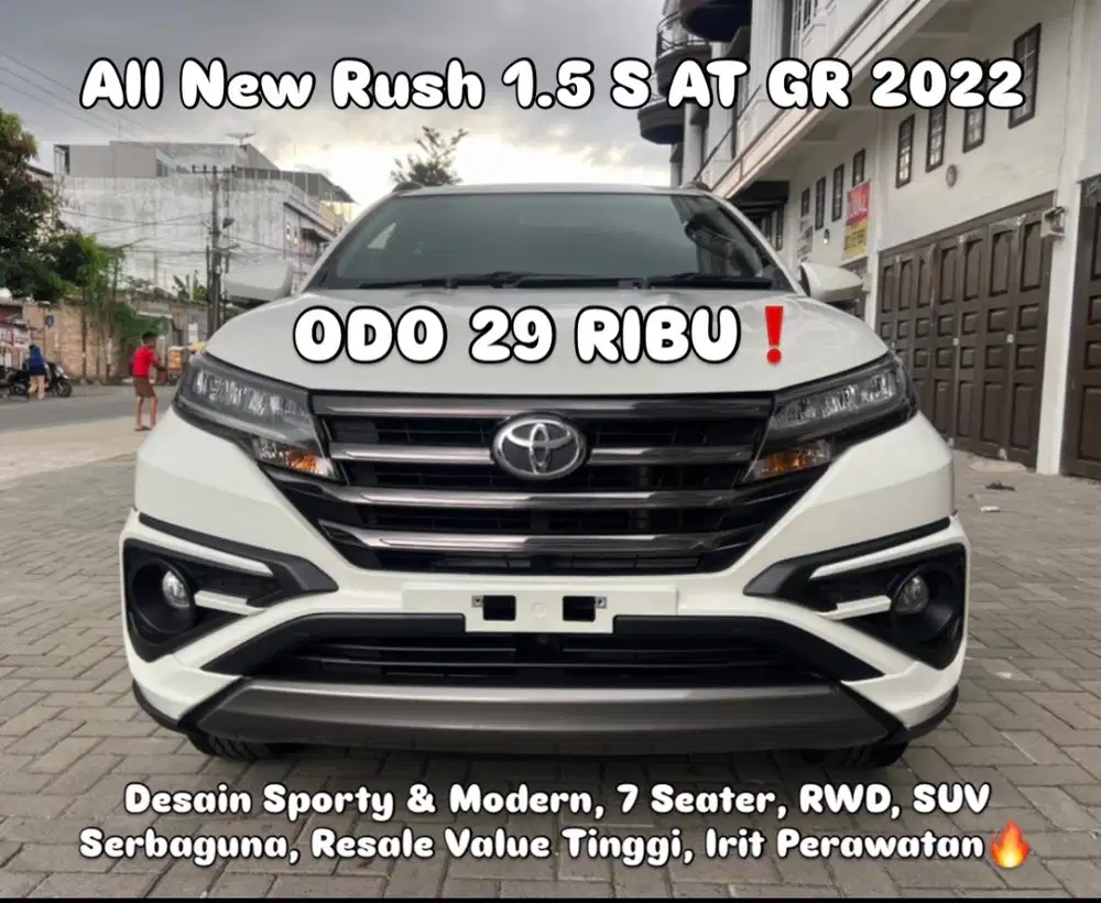 (TDP 24 JUTA!) Toyota All New Rush 1.5 S Automatic GR Sport Putih 2022
