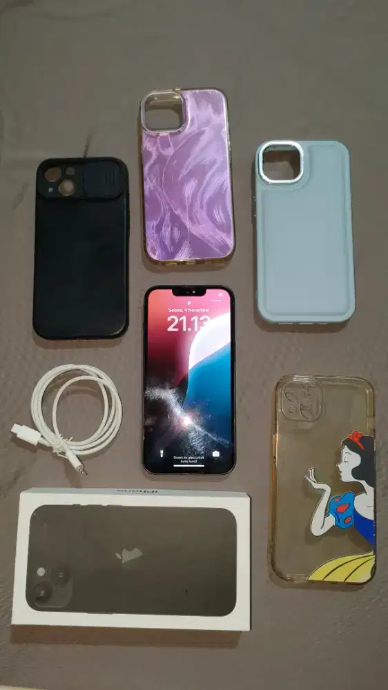 Iphone 13 Basic Midnight Hitam 128GB Ex Inter