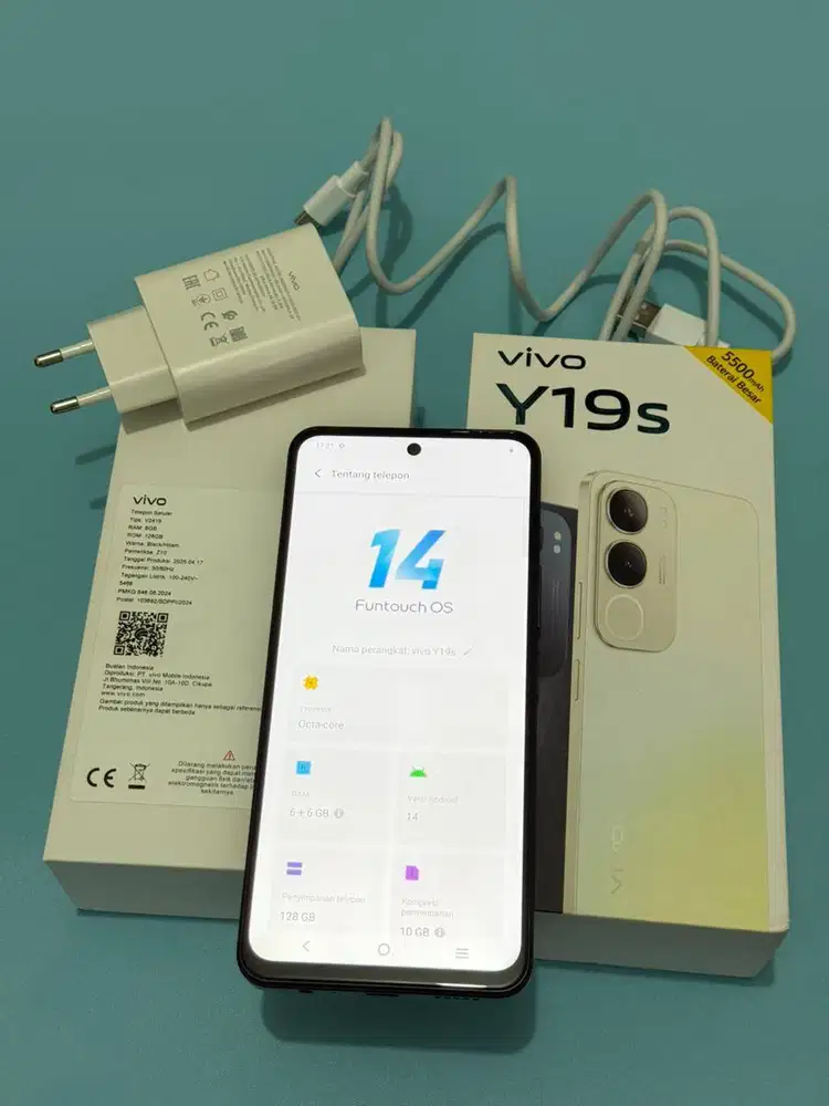 Vivo Y19S 6+6/128 Black
