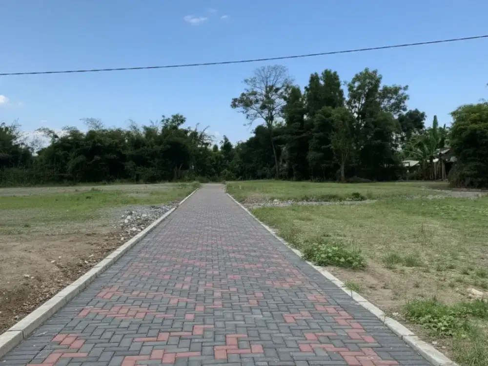 Tanah Strategis Kalasan Lingkungan Asri, 50 Meter Jalan Raya