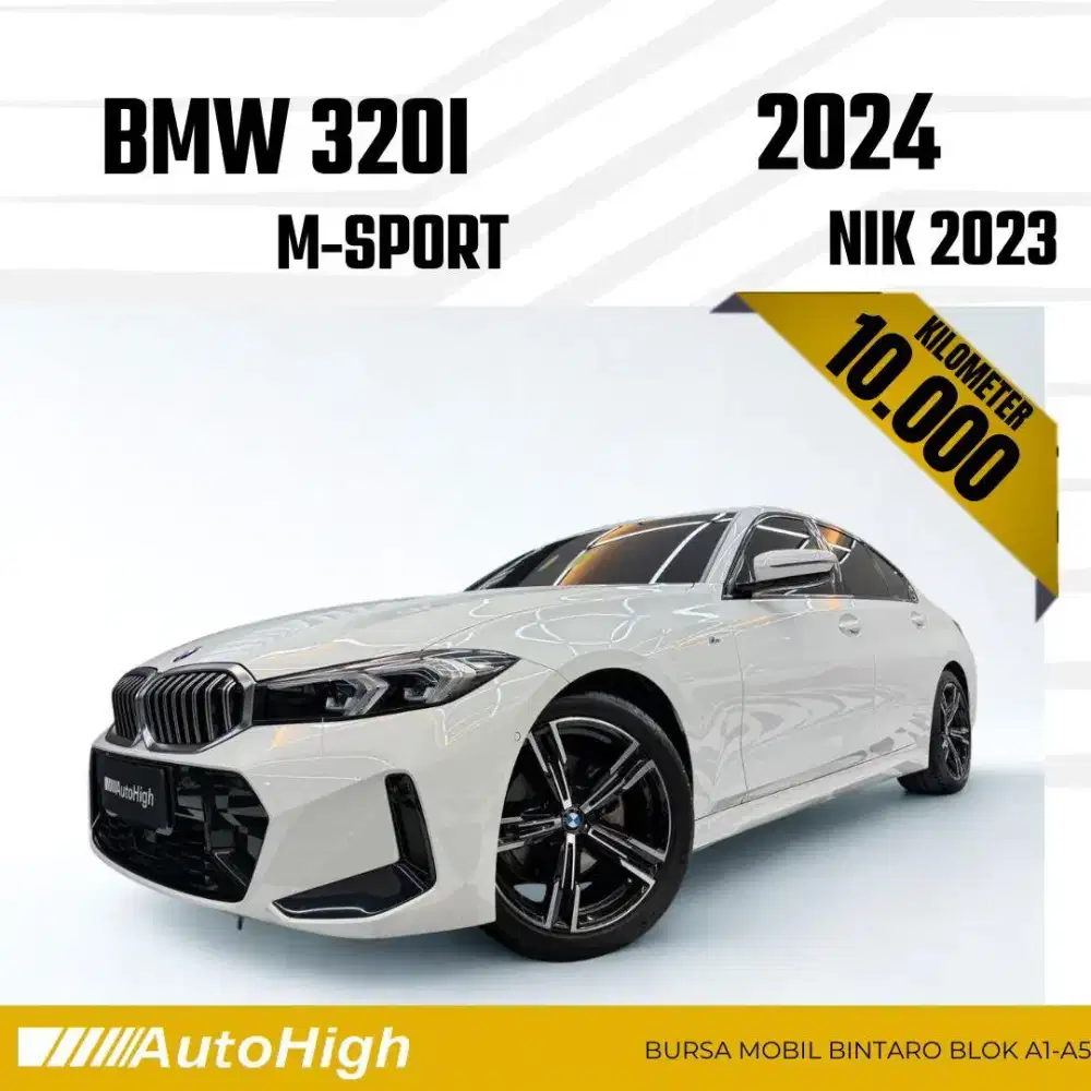 DP10% [Km10.000] 320i M-Sport LCi 2023 White Reg 2024 #AUTOHIGH